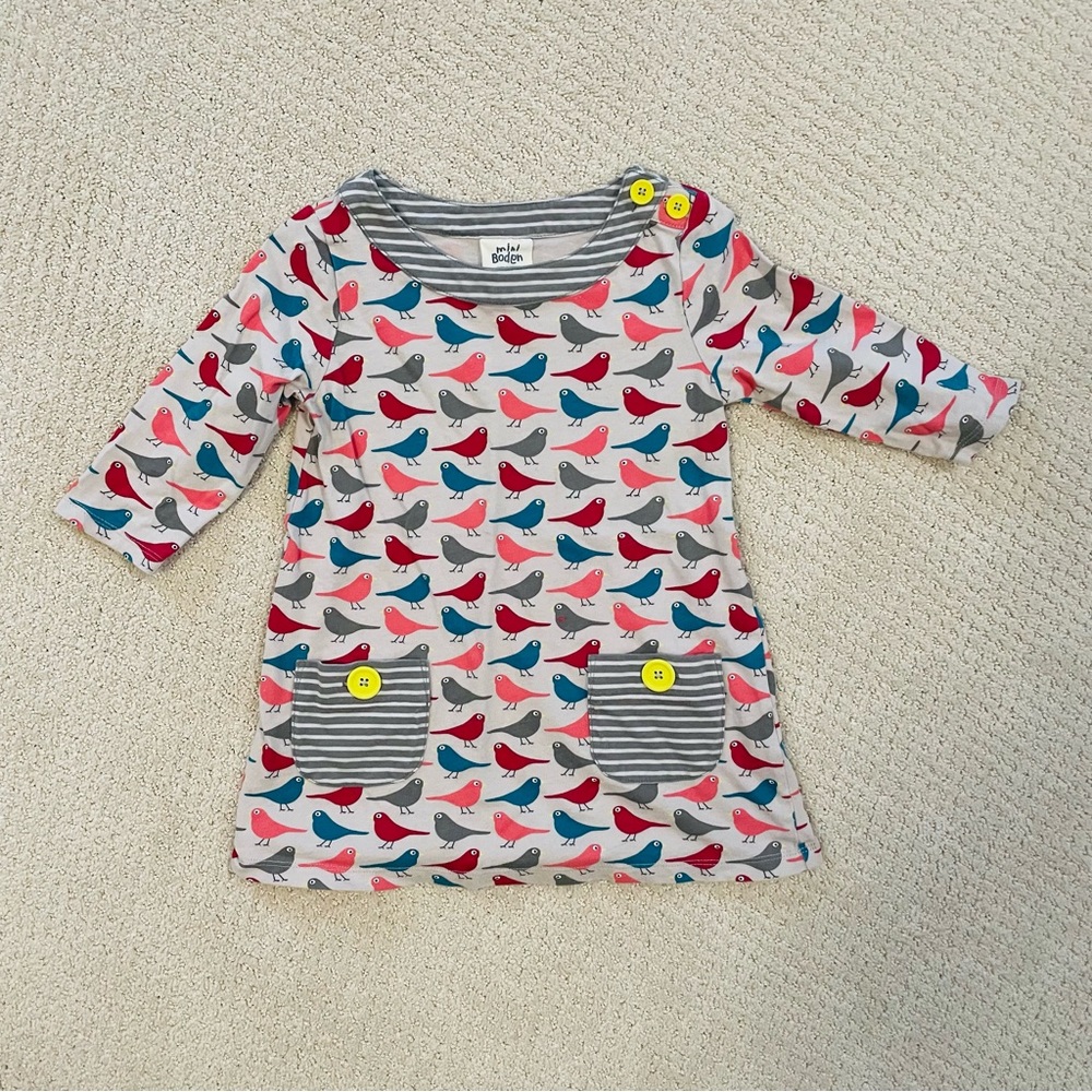 Mini Boden Bird Tunic